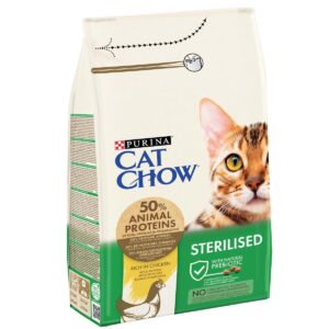 Purina CAT CHOW Sterilised Rich in Chicken Dry Cat Food 1.5k