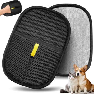 Pet Hair Removal Glove Remove dog and cat hair quickly and easily.