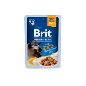 Brit Premium Cat Pouch with Tuna Fillets in Gravy for Adult Cats