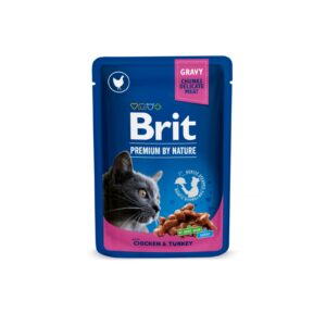 Brit Premium Cat Pouches with Chicken & Turkey