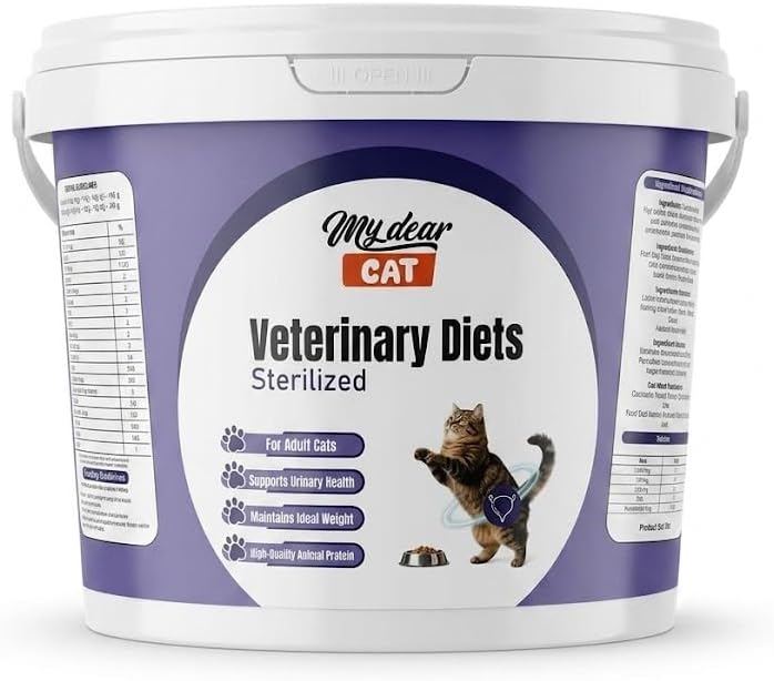My Dear Cat Sterilized Dry Food - Balanced Nutrition for Weight Control and Urinary Tract Health