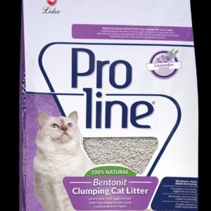 Proline Bentonite Clumping Cat Litter -Lavender -10 L