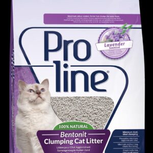 Proline Bentonite Clumping Cat Litter -Lavender -20 L