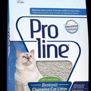 Proline Bentonite Clumping Cat Litter -Unscented -5 L